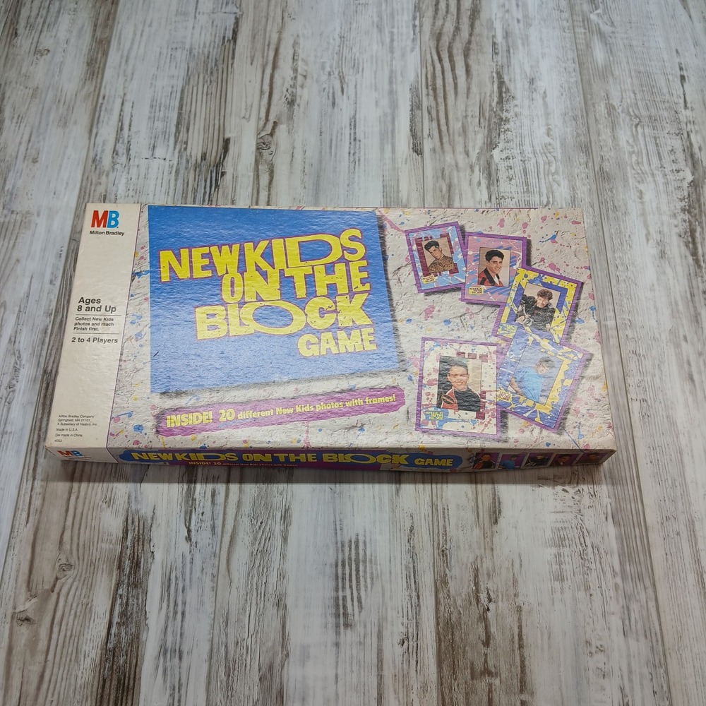 Vintage 1990 Milton Bradley New Kids on the Block Board Game NKOTB 90s Toy CIB